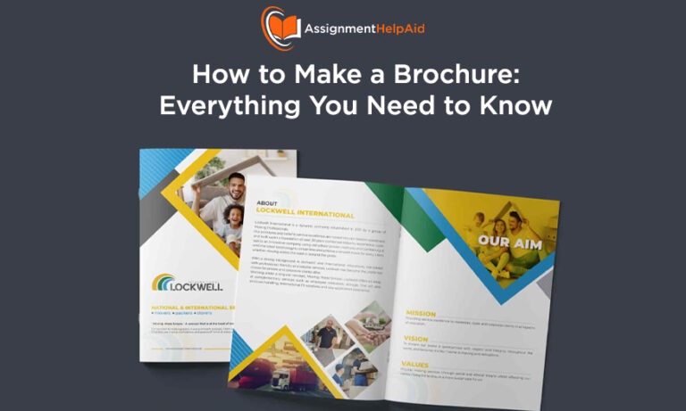 How to Make a Brochure